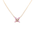 Load image into Gallery viewer, Pink Single Forget-Me-Not Necklace