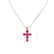 Load image into Gallery viewer, Large Ruby Georgian Cross