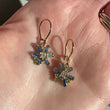 Load and play video in Gallery viewer, Blue Star Earrings