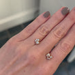 Load and play video in Gallery viewer, Diamond Heart Cluster Earrings