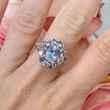 Load image into Gallery viewer, Bespoke Blue Rose Ring
