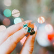 Load image into Gallery viewer, Bespoke Emerald and Diamond Ring