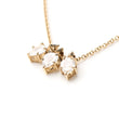Load image into Gallery viewer, Triple Rose Cut Diamond Necklace