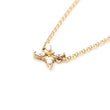 Load image into Gallery viewer, Petite Single Forget-Me-Not Necklace