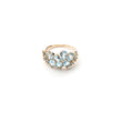 Load image into Gallery viewer, Aquamarine Hydrangea Ring