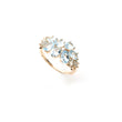 Load image into Gallery viewer, Aquamarine Hydrangea Ring