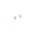 Load image into Gallery viewer, Diamond Heart Cluster Earrings