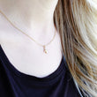 Load image into Gallery viewer, Leaf Cross Necklace