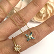 Load image into Gallery viewer, Blue Single Forget-Me-Not Necklace