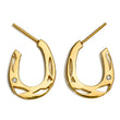 Load image into Gallery viewer, Horseshoe Hoop Earrings