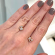Load image into Gallery viewer, Diamond Heart Cluster Earrings
