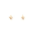 Load image into Gallery viewer, Leaf Cross Earrings
