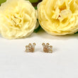 Load image into Gallery viewer, Small Half Daisy Earrings