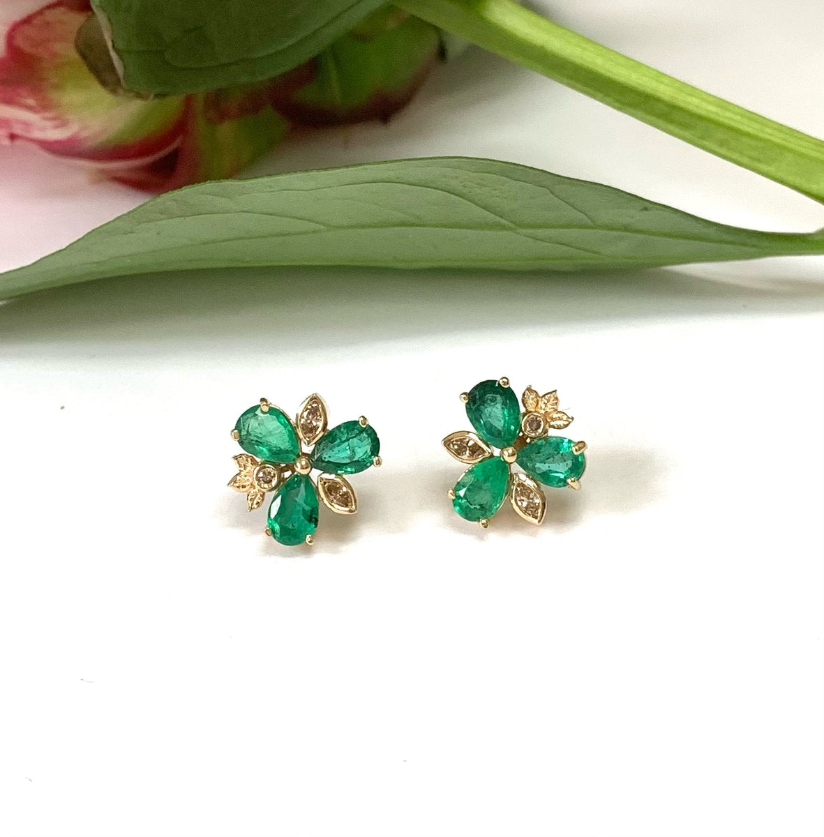 Basic clover earrings