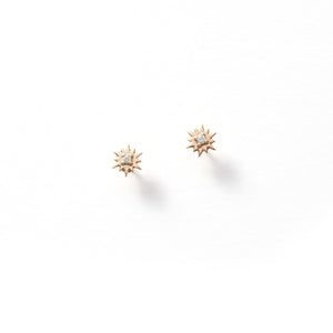 Gold Shooting Star Earrings