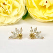 Load image into Gallery viewer, Large Half Daisy Earrings