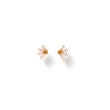 Load image into Gallery viewer, Small Half Daisy Earrings