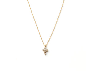 Petite Georgian Cross Necklace