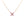 Load image into Gallery viewer, Pink Single Forget-Me-Not Necklace
