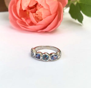 Bespoke Bezel Set Sapphire Ring