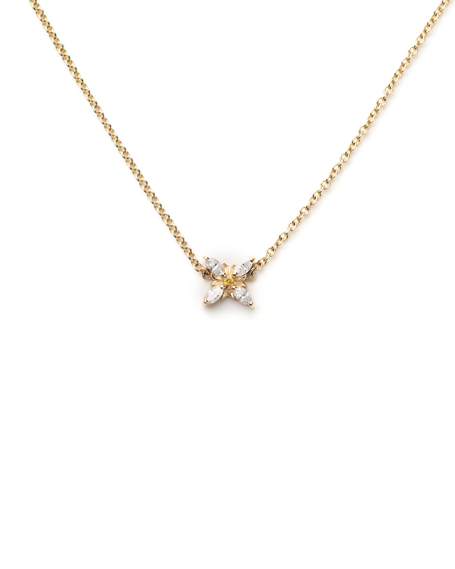 Petite Single Forget-Me-Not Necklace
