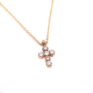 Petite Georgian Cross Necklace