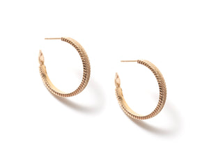 Large Leaf Hoops