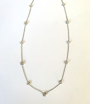 Bespoke Rose + Thorn Diamonds By The Yard Necklace